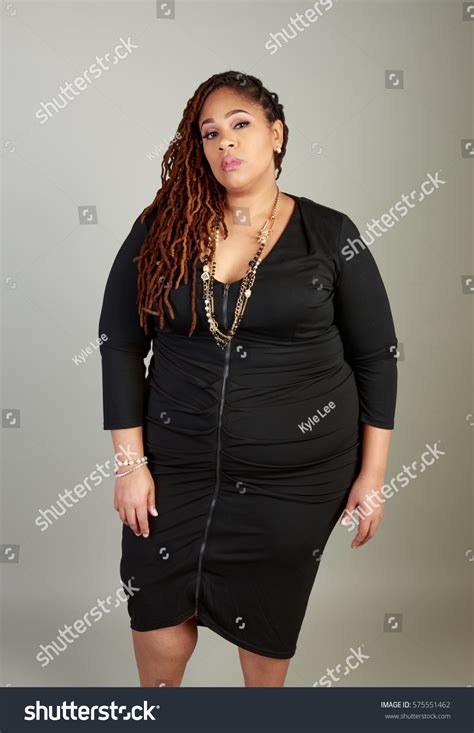 Plus Size African American Bbw Woman Stock Photo 575551462 Shutterstock