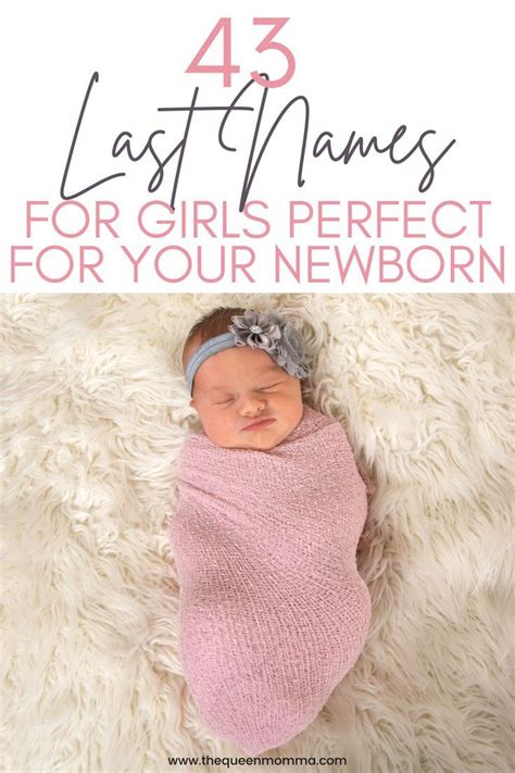 43 Girls Last Names Perfect For Your Newborn Meaningful Baby Names