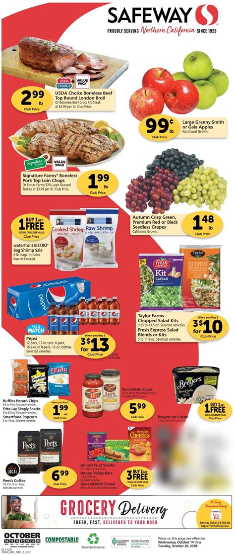 Safeway Ad Circular - 10/14 - 10/20/2020 | Rabato