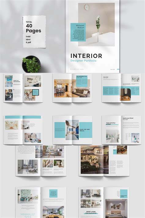 Indesign Interior Design Portfolio Template
