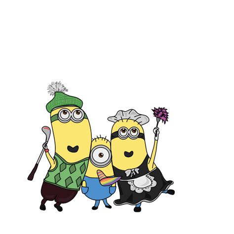 Minion Characters Svg