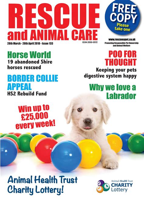 Rescue And Animal Care Magazine April By Rescue And Animal Care