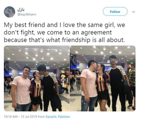 Two Male Best Friends Share Same Girlfriend Claim That Is What Friends