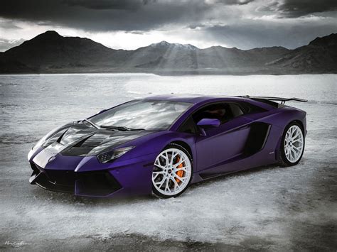 Purple Lamborghini Aventador Brixton Forged™