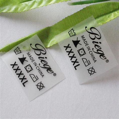Customized Heat Transfer Labels In Garment Care Labels Printing Ink