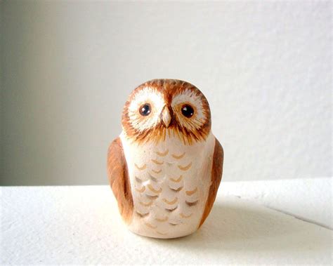 Little Clay Owl Sculpture Painted Ceramic Clay Bird | Clay ... So this one is a great start into clay modeling.