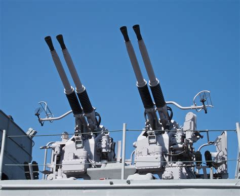 Anti Aircraft Guns Two Of The Anti Aircraft Guns Abroad Th Flickr