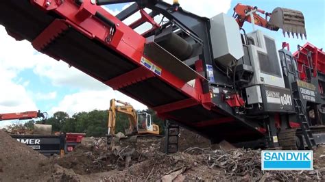 Sandvik Qj341 Mobile Jaw Crusher Youtube