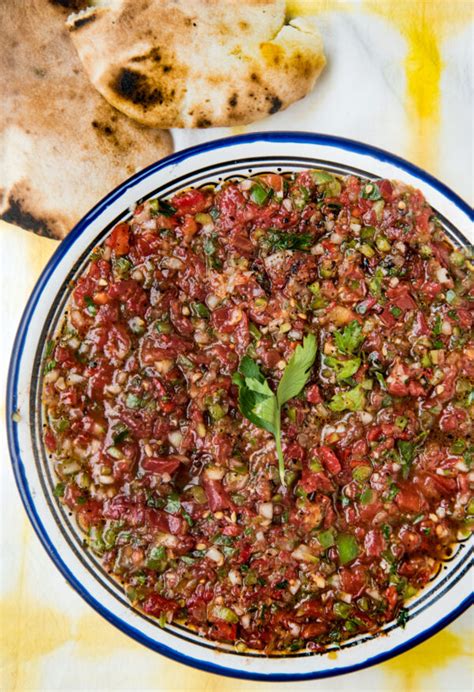 Turkish Spicy Ezme Salad WILD GREENS SARDINES