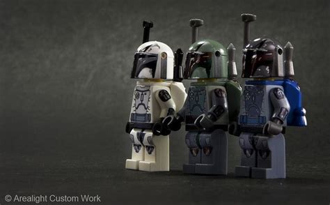 Arealight Jaig Hunter Helmets Custom Lego Minifigures