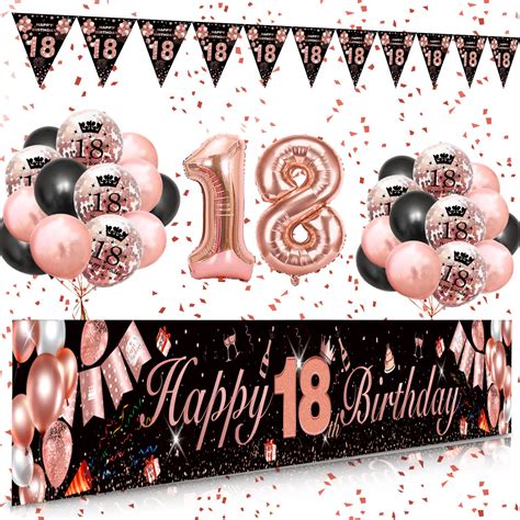 Buy Swpeed Th Birthday Decorations For Girls Th Birthday