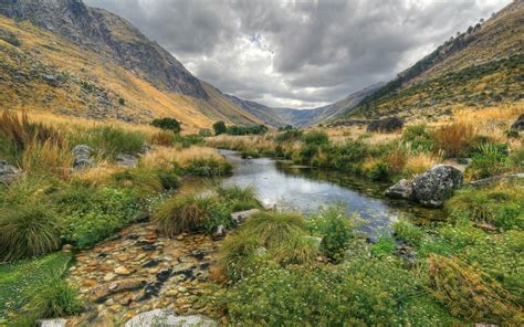 Hintergrundbilder Landschaft See Fluss Tal Bergpass Wildnis