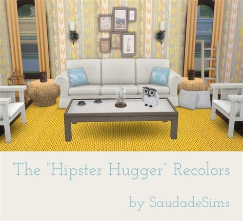 Hipster Hugger Sofa Recolors At Saudade Sims Via Sims 4 Updates Check