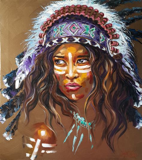 Native American Warrior Face Paint