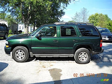 2003 Dark Green Metallic Chevrolet Tahoe Z71 4x4 54230378 Photo 5