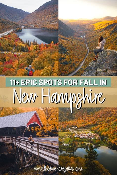 The Scenic View Of New Hampshire With Text Overlay That Reads 11 Epic