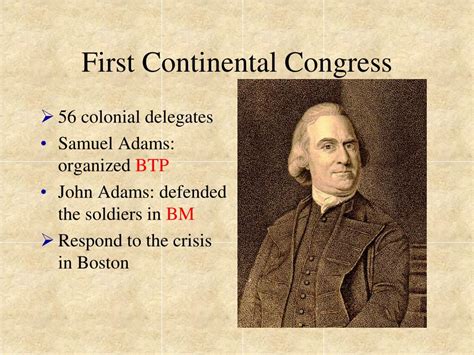 Ppt First Continental Congress Powerpoint Presentation Free Download