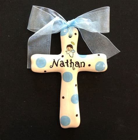Personalized Baptism Cross Easter Baptism Christening Or Baby