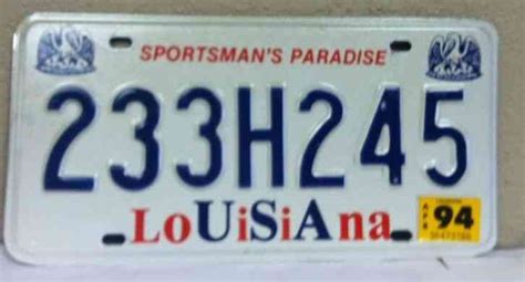 1964 Louisiana Dealer License Plate C407