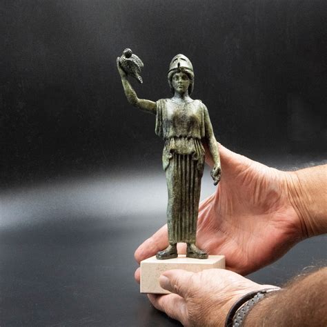 Greek Goddess Athena Statue Metal Art Sculpture Bronze Sculpture