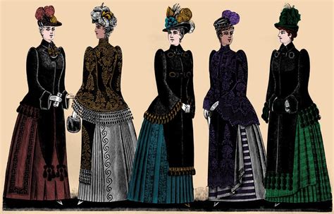 Fine Fall And Winter Fashions For Women From 1890 Click Americana