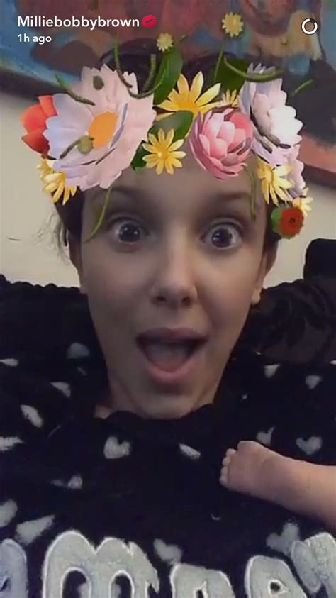 The 50 Best Celebrity Snapchat Accounts To Follow Millie Bobby Brown
