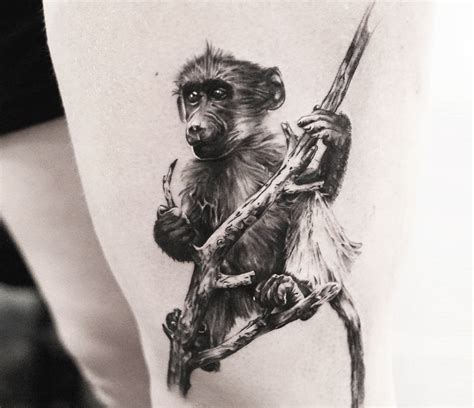 Monkey Tattoo By Adrian Lindell Photo 23448