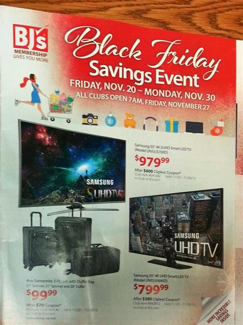 What Time Did Best Buy Open On Black Friday 2021 - Black Friday 2015: BJ’s Wholesale Club Ad Scan - BuyVia