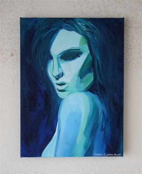 Woman Painting Nude Art Wall Painting Woman Painting Etsy