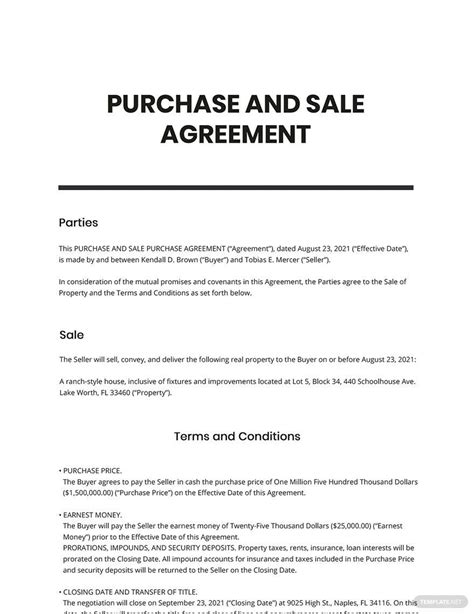 Free Arkansas Commercial Purchase And Sale Agreement Pdf Word Eforms