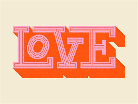 Love Typography Wip Typogaphy Lettering Type Red Pink Typography Love