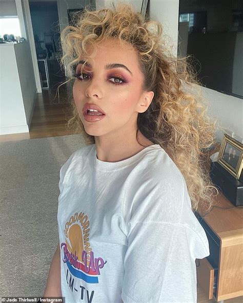 Jade Thirlwall Shows Off Permed Hair In Instagram Photo Daily Mail Online