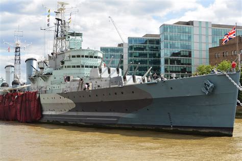 Hms Belfast River Thames London Britain All Over Travel Guide