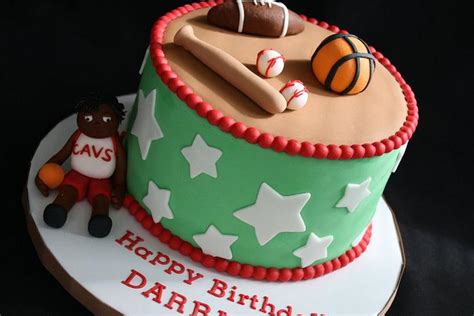 Sports Cake Decorated Cake By Cakecreationscecilia Cakesdecor
