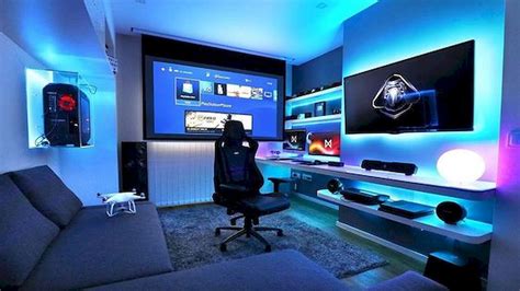Even then, a lot of people choose to only add it behind the monitors. 10 Creative Gaming Room Ideas For Small Rooms - scholarlyoa.com
