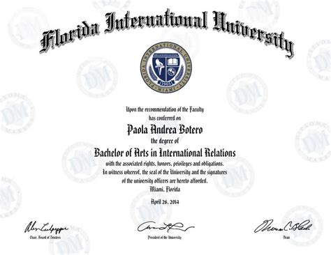 Florida International University Diploma Makers Florida