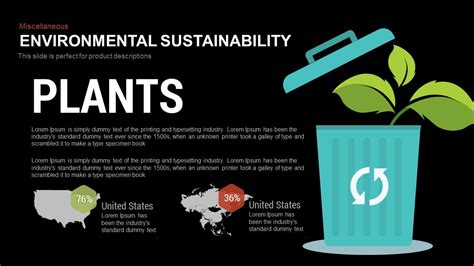 Environmental Sustainability Powerpoint Presentation Template And Keynote