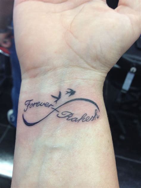 Pin By Ashley Dinino On Inked Name Tattoos On Wrist Infinity Tattoo