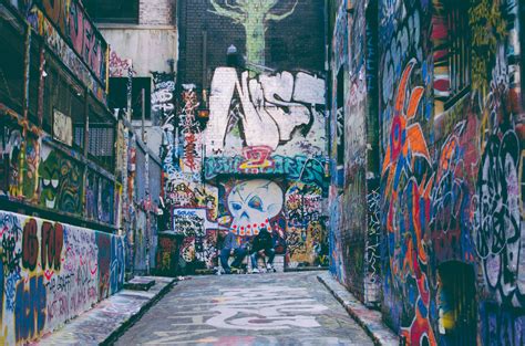 Free Images People Road Alley Wall Color Tourism Graffiti