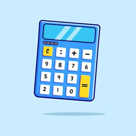 Premium Vector Calculator Vector Illustration Flat Icon