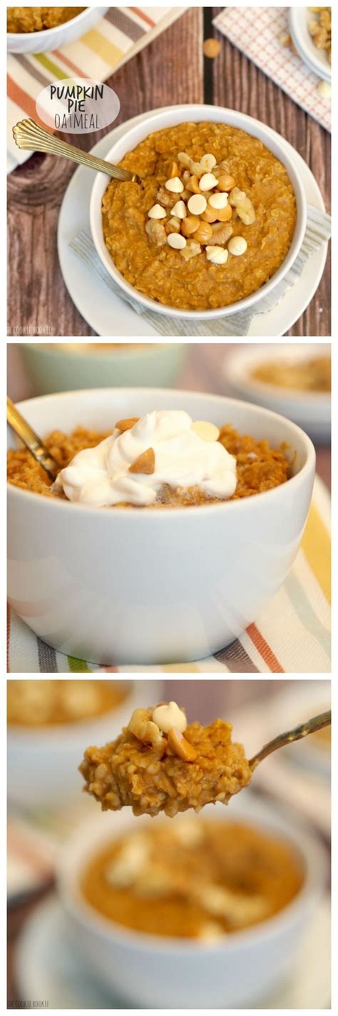 Pumpkin Pie Oatmeal The Perfect Healthy Breakfast For