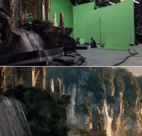 For instance in avatar they shot the entire movie in front of a green screen and then used special effects to add in the scenery and. 46 Famous Movie Scenes Before And After Special Effects