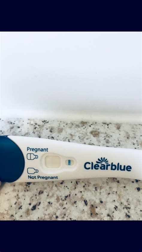 Clear Blue Early Detection Test Faint Line February 2019 Babies