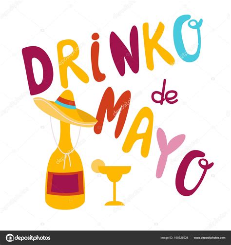 Cinco de mayo, which literally means the fifth of may is an unofficial holiday in the united states and parts of mexico. Dessin à la main d'un vecteur. — Image vectorielle ...