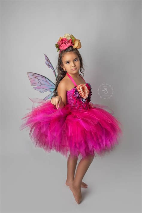 Fuchsia Tutu Dress Birthday Photo Prop Halloween Fairy Etsy Fairy
