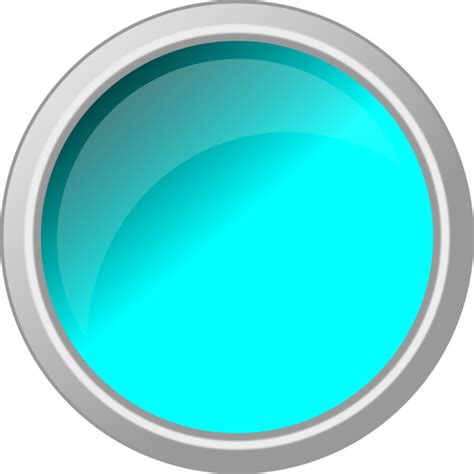 Push Button Light Blue Clip Art At Vector Clip Art Online