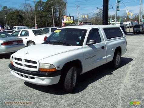 2000 Dodge Dakota Sport Regular Cab In Bright White 599386 Truck N