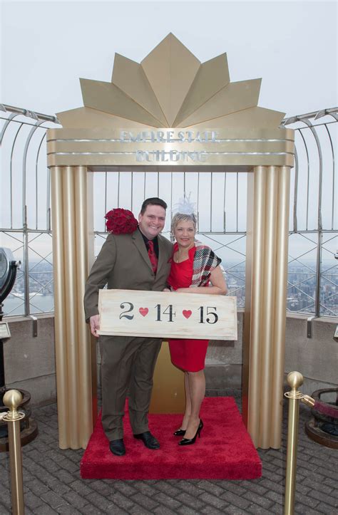 It Was A Romantic Valentines Day At The Empire State Building Nearly