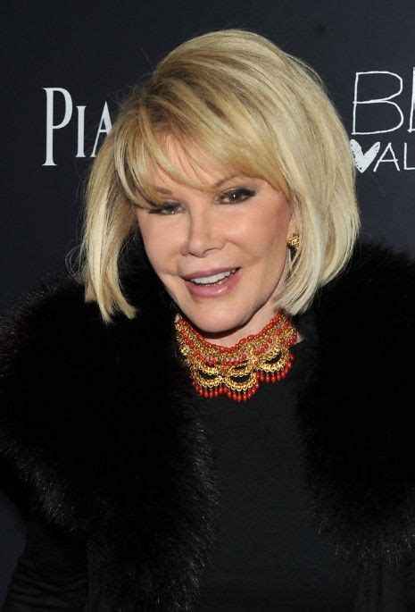 Short Blonde Bob Haircut For Older Women Over 70 Joan Rivers Bob