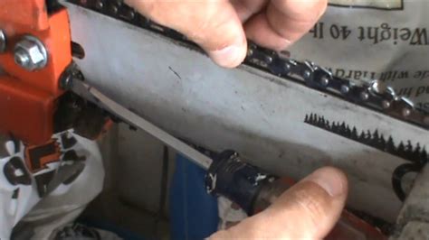 How To Tighten A Chainsaw Chain Youtube